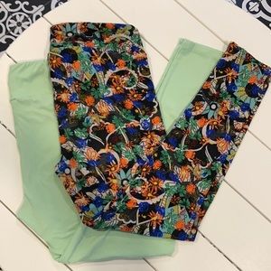 LuLaRoe leggings tall and curvy